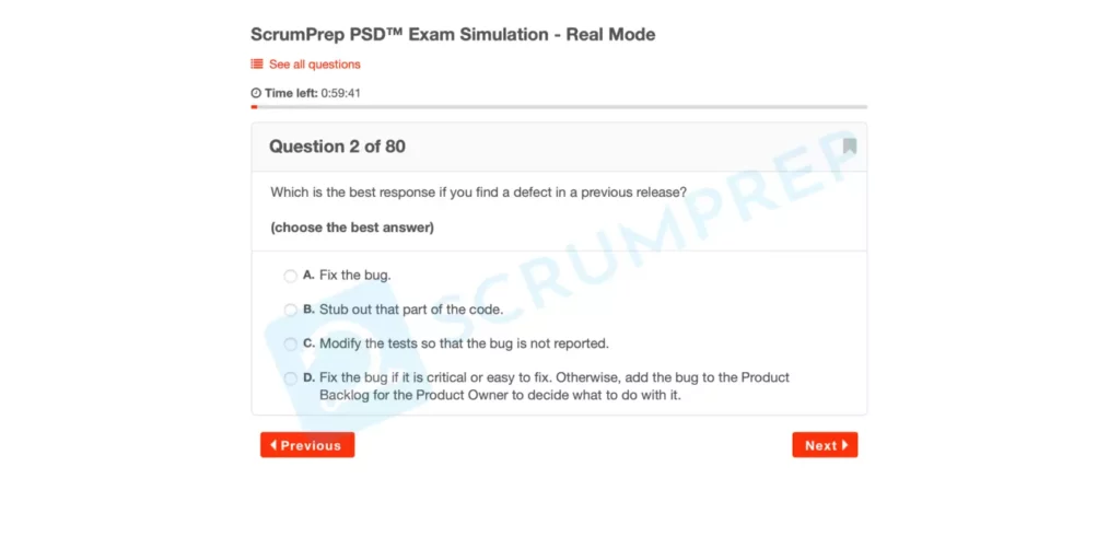 PSD Exam Simulation 2