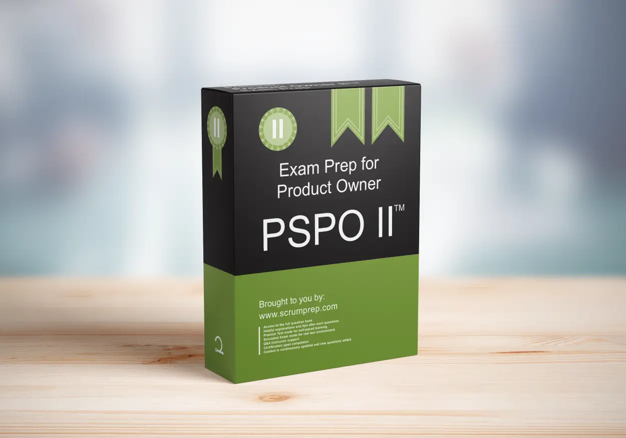 PSPO II Practice Tests by ScrumPrep