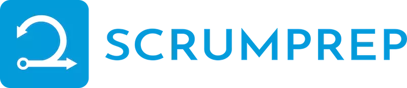 ScrumPrep Blue Logo Transparent